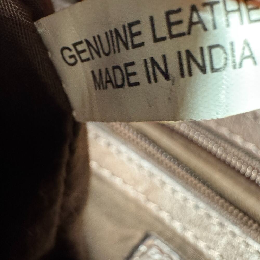 Vilenca Holland Backpack Cognac Brown Genuine Leather 15" Rucksack Lined Zip - Picture 4 of 7